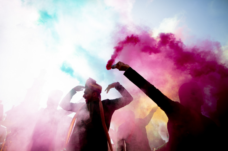 3-Baltimore-Hilton-Color-Smoke-Bombs-Baraat-wedding-Akbar-Sayed-Photography-1.jpg