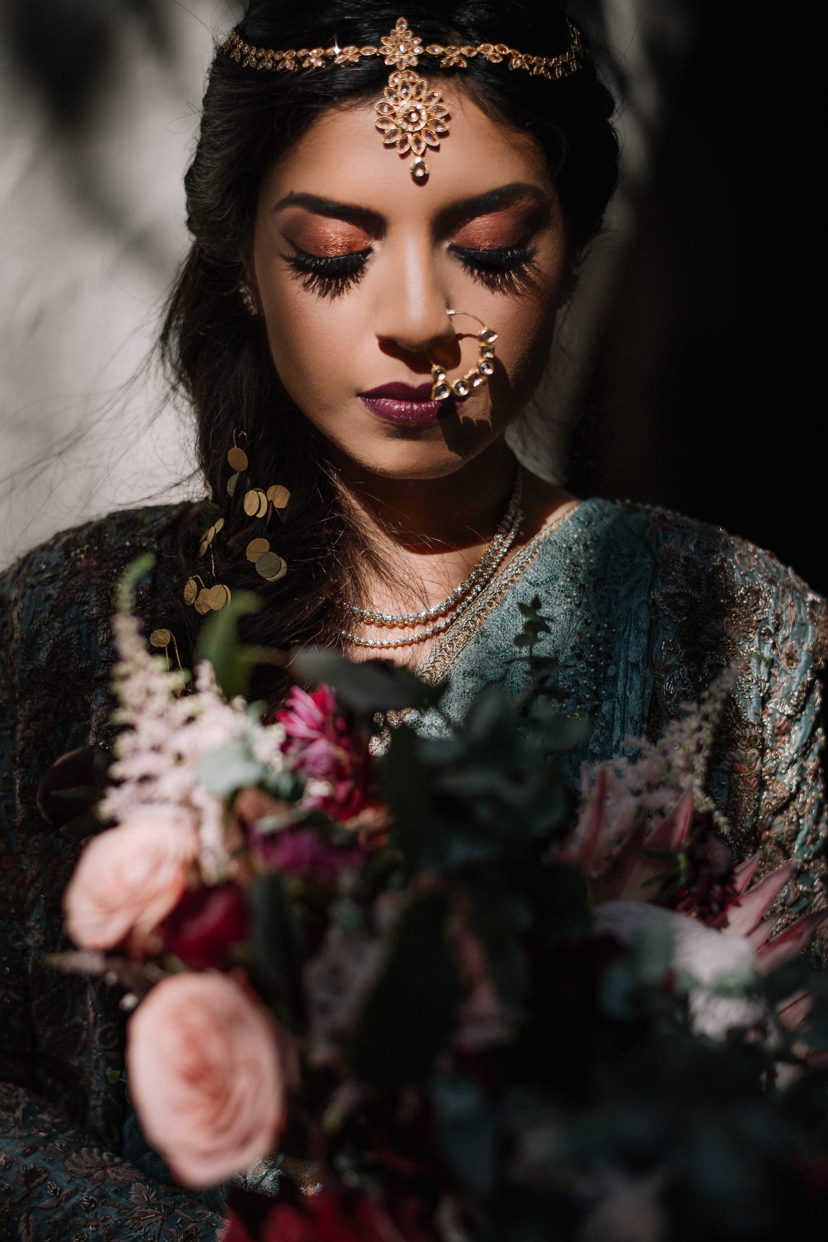 Humsa bridal portrait